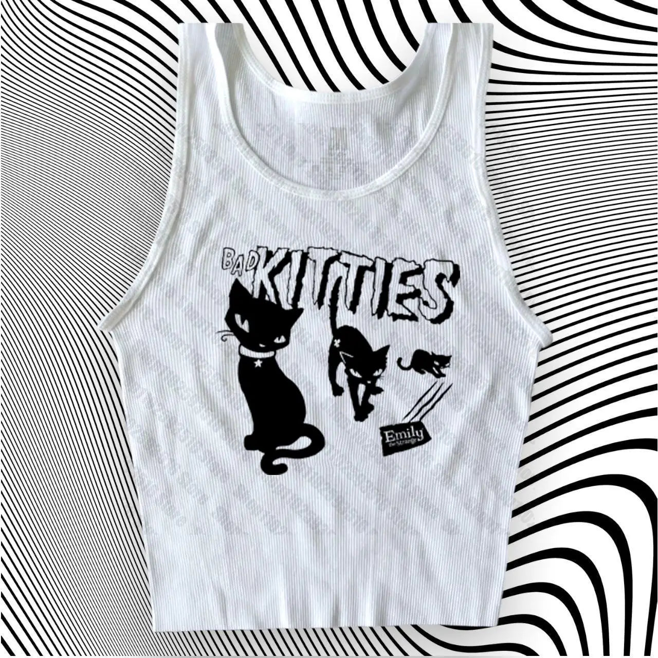 Y2K Grunge Cyber Goth Tee Vintage letter cat graphics Short Sleeve Crop Tops baby tees Kawaii Skater T-shirt Women Streetwear